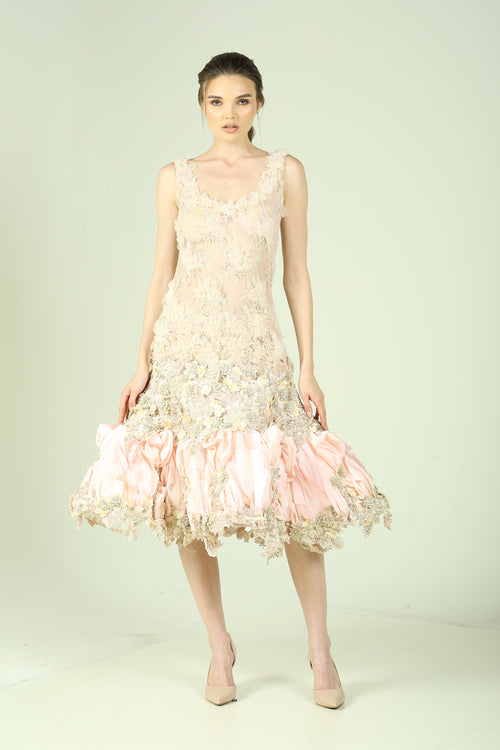 Embroidered evening Dress