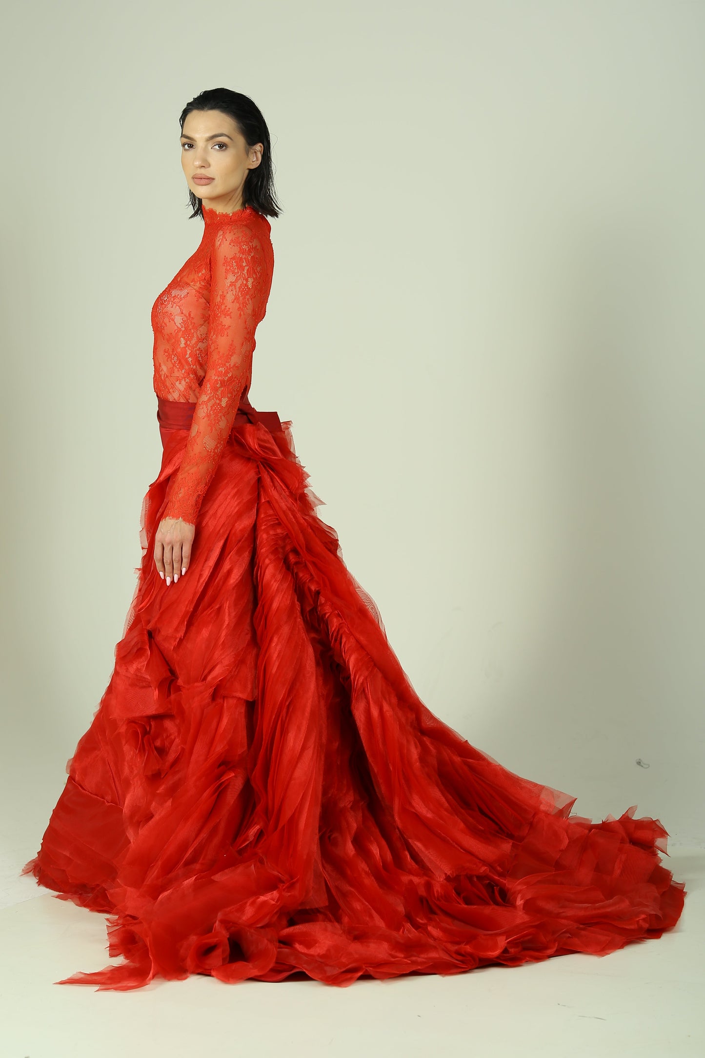 The Scarlet Majesty Gown