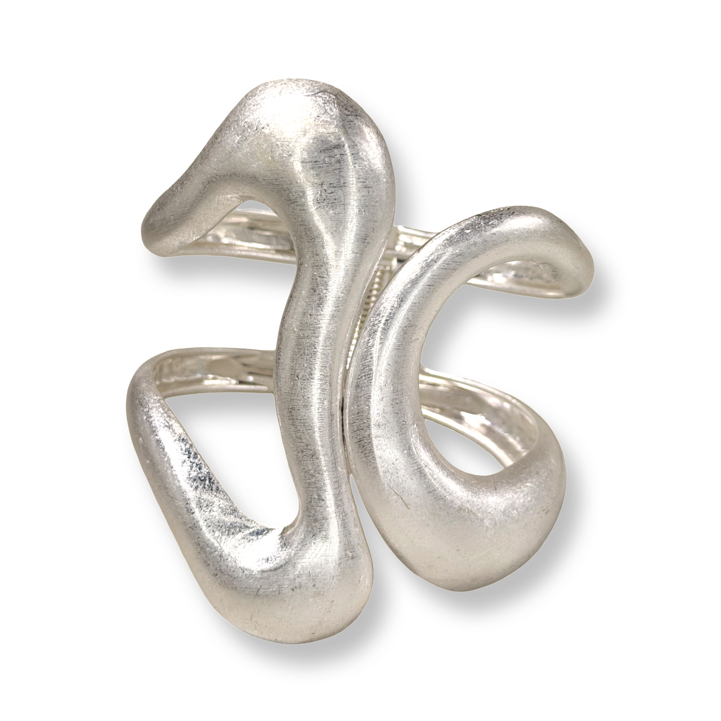 Sculpted Fluid Cuff Bracelet