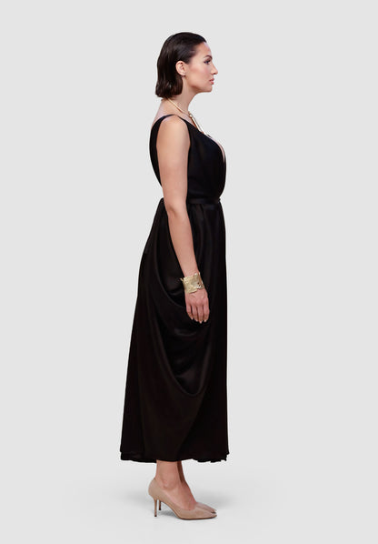 Versa Draped Transformable Evening Gown