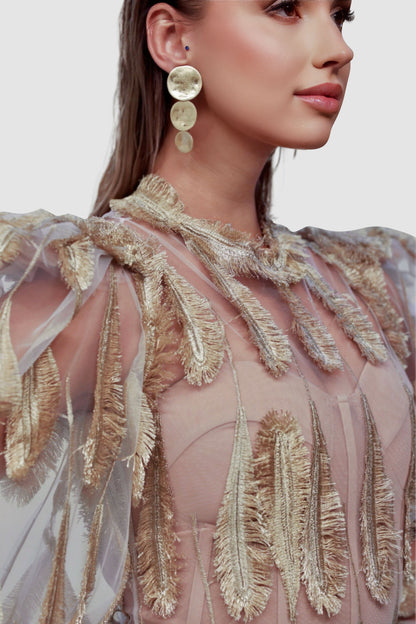 Golden Plume Sheer Gow