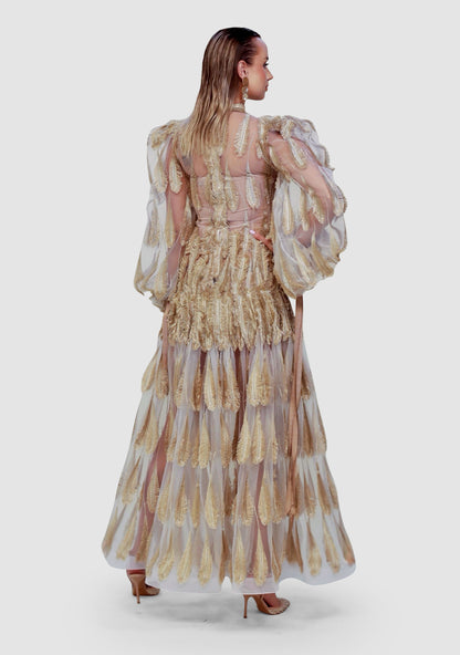 Golden Plume Sheer Gow