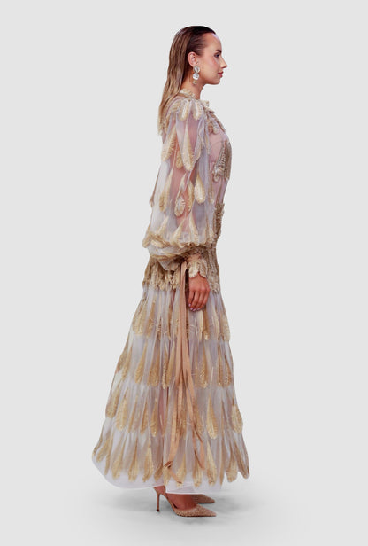 Golden Plume Sheer Gow