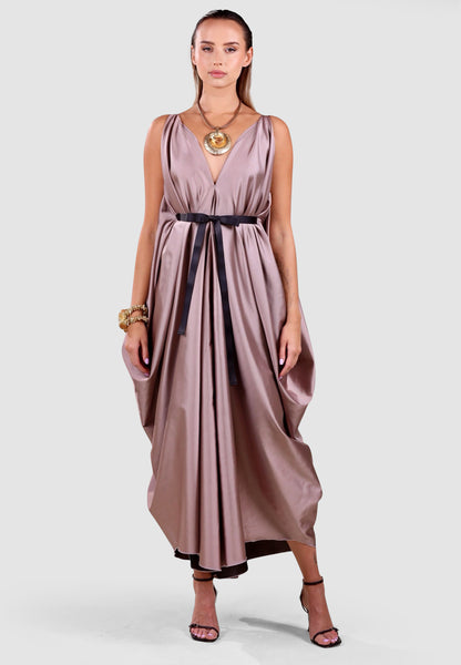 Versa Draped Transformable Evening Gown