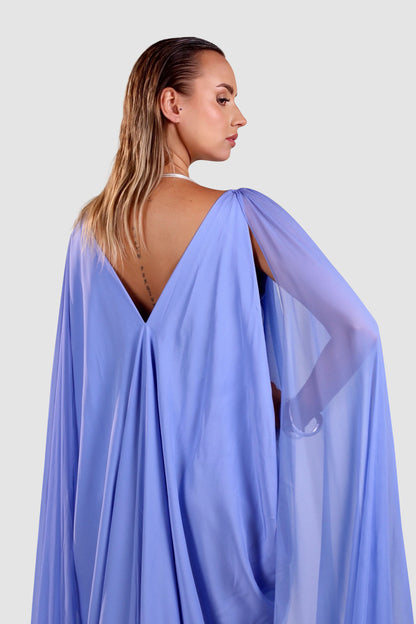 Nazeni Lumière Silk Chiffon Gown