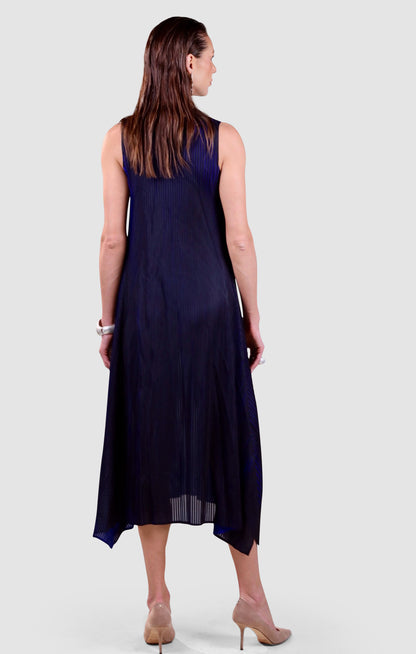 Midnight Pleat Dress
