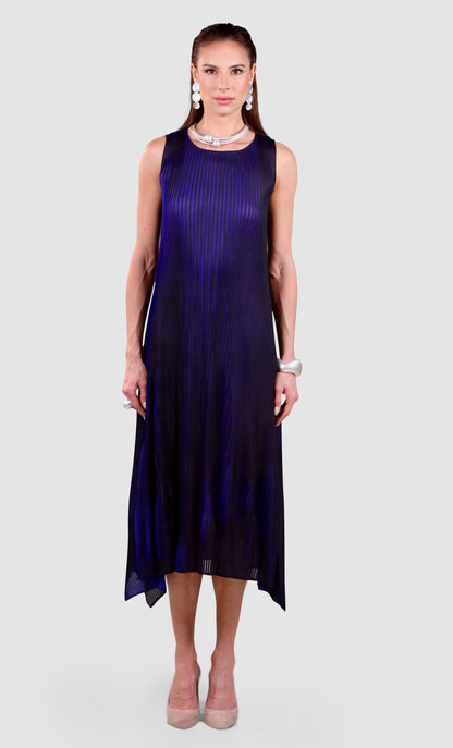 Midnight Pleat Dress