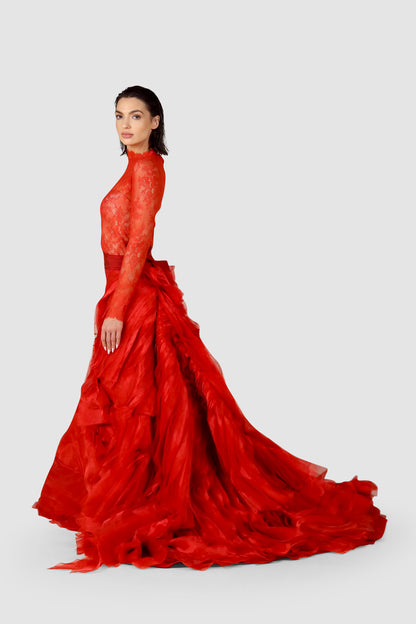 The Scarlet Majesty Gown