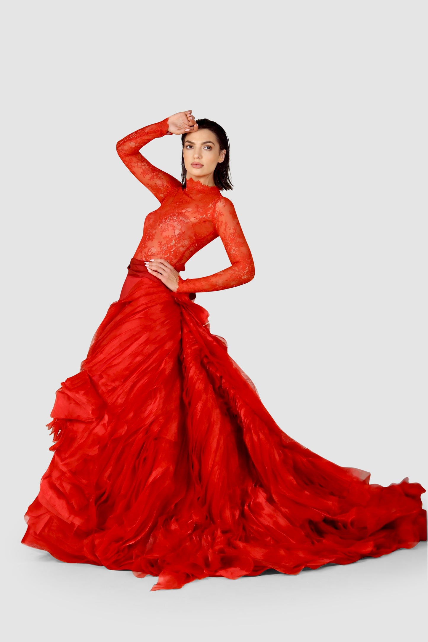 The Scarlet Majesty Gown