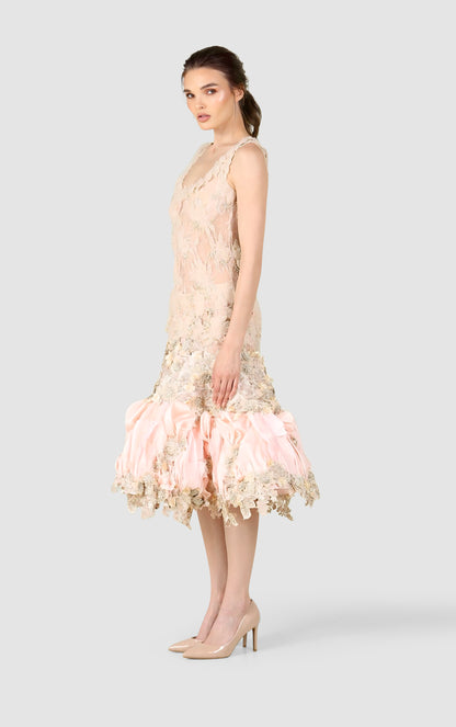 Embroidered  evening Dress