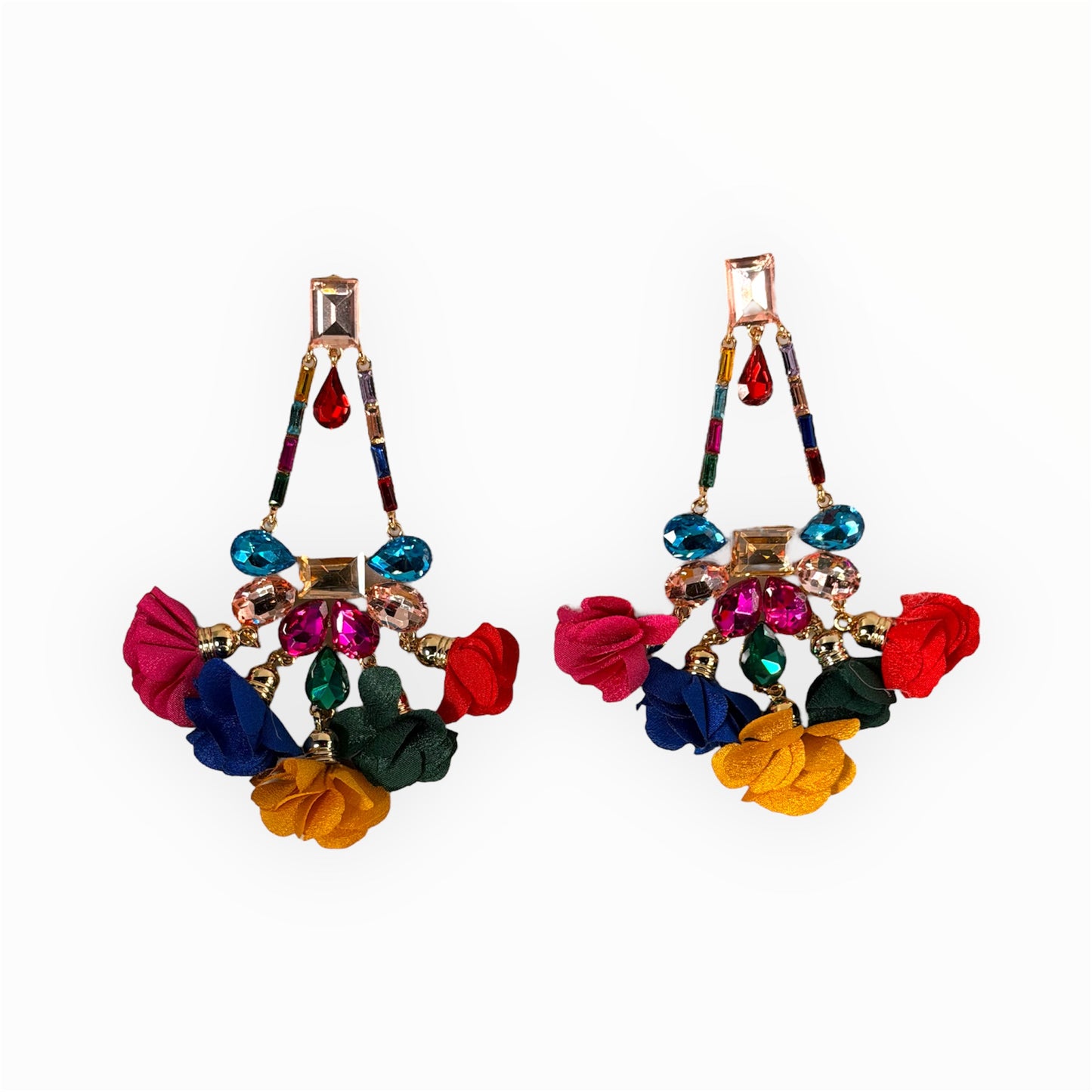Floral Fantasy Statement Earrings
