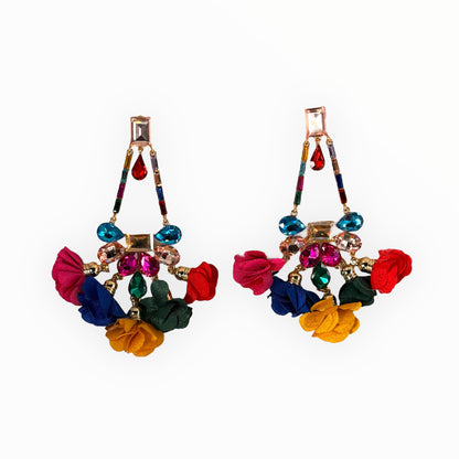 Floral Fantasy Statement Earrings